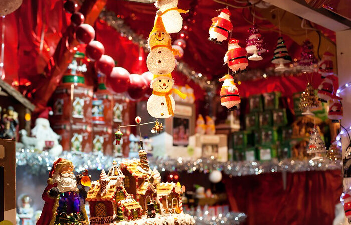 A great photo of some of the Christmas souvenirs found in Egypt